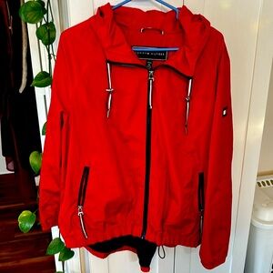 Women’s XL Tommy Hilfiger windbreaker with hood